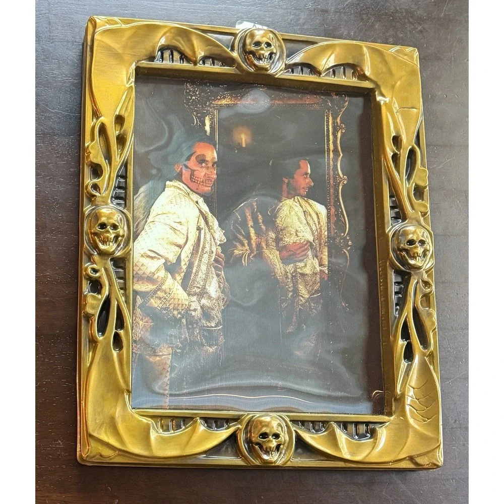 Set of 3 Vintage Plastic Gothic 3D Alchemy Image Change Haunted Pictures 12x15